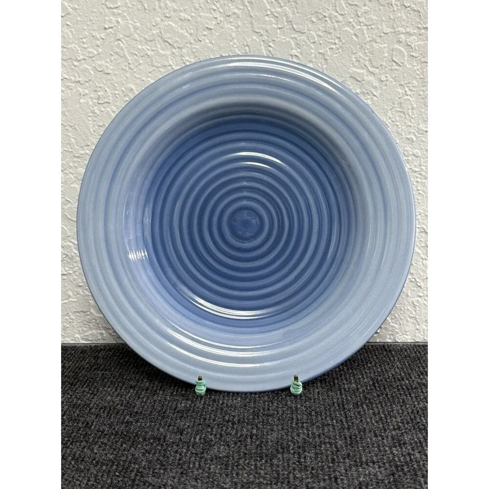 HAUSENWARE- Blue Swirl Dinner Plate- 11”- Discontinued